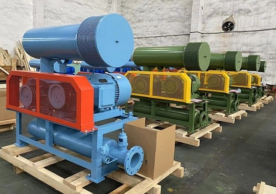 Çevre Koruması için 850-2000 Rpm Ordusu Yeşil 3 Lobe Blower