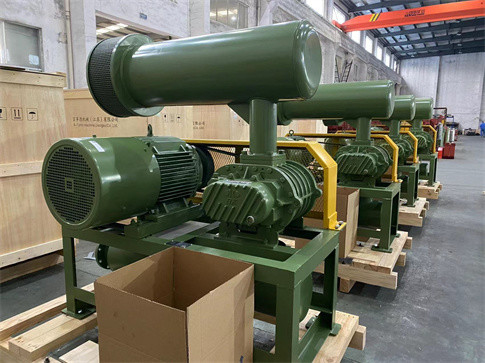 Çevre Koruması için 850-2000 Rpm Ordusu Yeşil 3 Lobe Blower