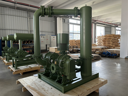 Yüksek Basınçlı Kök Lobe Blower 100Kpa-150Kpa İki Aşama DN100