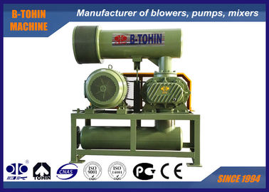60-100KPA Kökler Döner Lob Blower, Pnömatik Düşük Gürültülü Havalandırma Hava Üfleyicisi