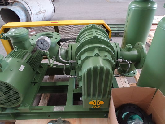 1500 rpm 10Kpa 2.67m3/min Isı Tedavi Paslanmaz Çelikli Kökler Üfleyicisi