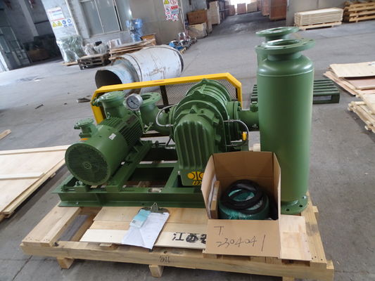 1500 rpm 10Kpa 2.67m3/min Isı Tedavi Paslanmaz Çelikli Kökler Üfleyicisi