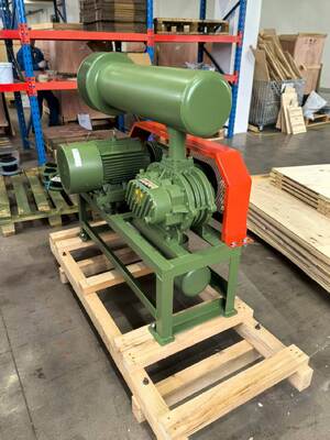 DN100 (4"), Su Arıtma için 700 ila 1500 rpm Aralığında Negatif Basınçlı Roots Blower Hızı