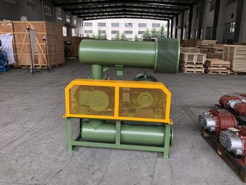 Atık demir 3 lob kökleri üfleyicisi, askeri yeşil renk, uzun ömürlü.