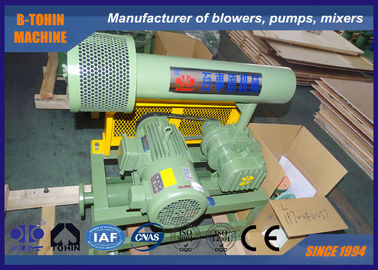 10KPA - 80KPA Basınç Üç Lobe Kökler Blower DN40 hava soğutma, dikey kurulum