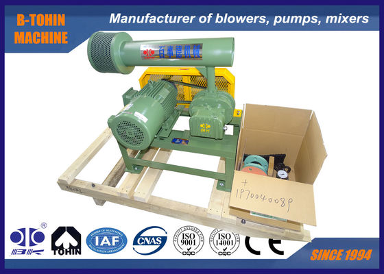 Su Arıtma ve Pnömatik Taşıma için 10 -80kpa Rotary Lobe Blowers