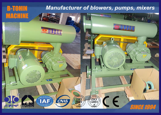 Su Arıtma ve Pnömatik Taşıma için 10 -80kpa Rotary Lobe Blowers