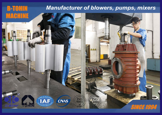 Cast Iron Roots Blower Vacuum Pump , vacuum roots blower for chemical industry