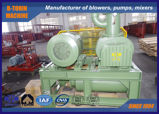 -10KPA - 40KPA Roots Blower Vakum Pompası DN150 loblu döner tip blower