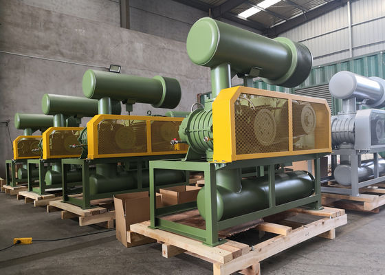 100 Kpa 20m3/Dk 6" 55 Kw Dökme Demir Mini Roots Blower Üç Lob