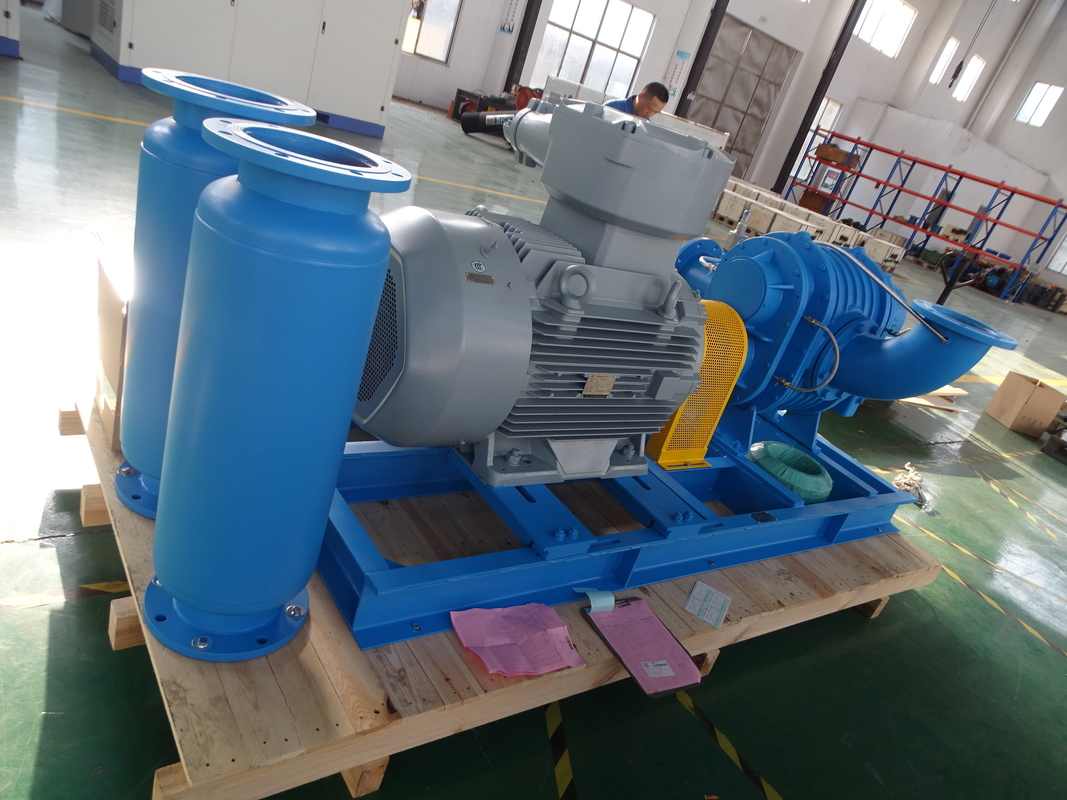 DN40 0.42-1.42 M3/min Özel gaz için paslanmaz çelik kök üfleyicisi