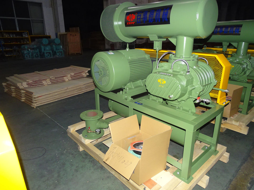 100 Kpa 20m3/Dk 6" 55 Kw Dökme Demir Mini Roots Blower Üç Lob