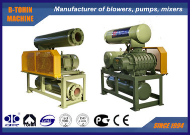 -10KPA - 40KPA Roots Blower Vakum Pompası DN150 loblu döner tip blower