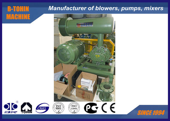 DN100 Kökler Maksimum basınç 100KPA ile Döner Lobe Havalandırma Blower