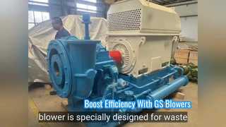 GS Tek kademeli yüksek hızlı santrifüj Blower